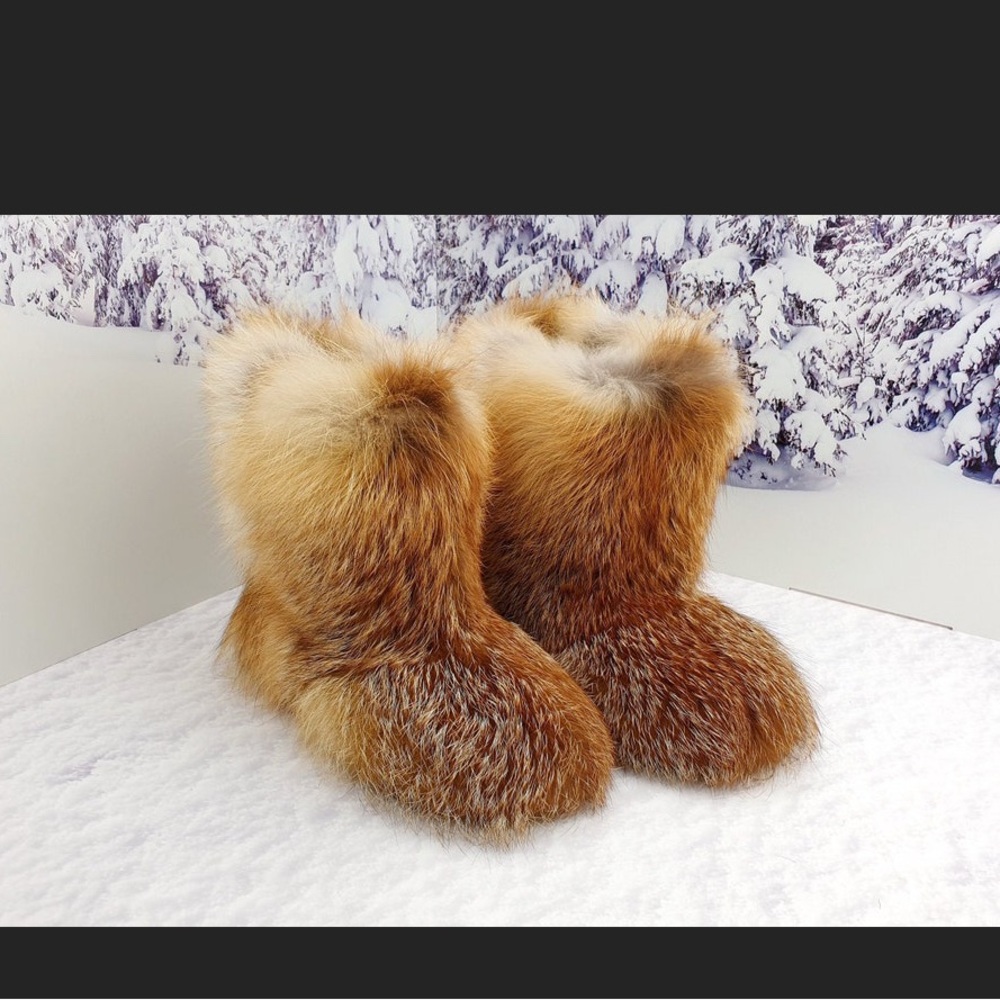 Faux Fur Fox 🦊 Winter Boots